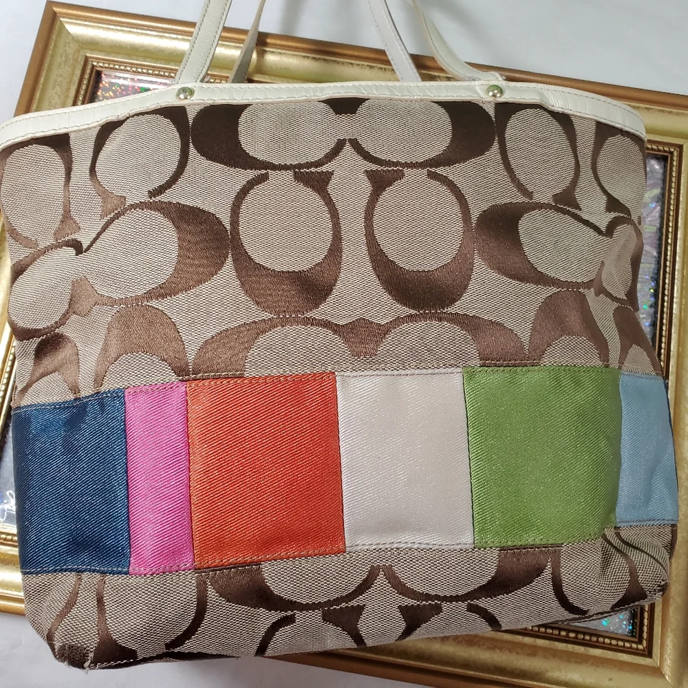 Coach Multicolor Stripe Purse A0767 - 10859_13